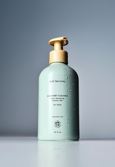 Comfort Cleanse | Ultra Soothing Shower Gel - Soft Services | Soft Services | the body skin experts ™ Bodywash Photoshoot, Product Photography Soap, Gel Photoshoot, Shower Gel Packaging, Soft Services, Product Staging, Body Wash Packaging, Body Shower Gel, Skincare Wishlist