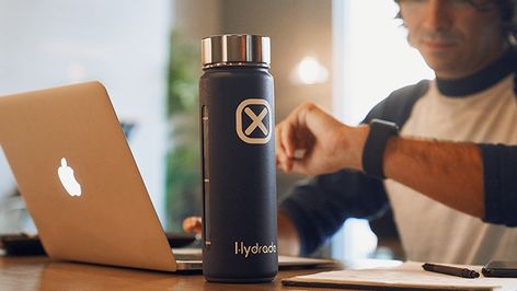 Hydrade: A Generous Smart Bottle for Water Charity Green Giveaways, Smart Bottle, Bottle For Water, Bottle Shoot, Branding Moodboard, Water Flask, Energy Bar, Product Photoshoot, Basic Workout