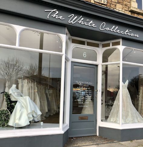 U.K. Bridal Boutique Celebrates Wedding Dresses And Wheelchairs : NPR Wedding Dresses Store Interior Design, Bridal Store Decor, Bridesmaid Bouquet Simple, Boutique Exterior, Bridal Shop Interior, Bridal Shop Decor, Wedding Dress Display, Bridal Shop Ideas, Bridal Boutique Interior