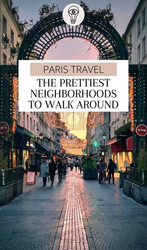 Discover the best neighborhoods in Paris to stay, walk around and visit when traveling to Paris for the first time! From the Buttes-Chaumont to Le Marais, discover here the cutest places to visit in Paris and the prettiest streets in Paris! best things to do in paris france | free things to do in paris | paris travel guide | paris travel bucket list | most romantic places in paris for couples | best neighborhoods in paris for families | travel to paris with kids travel guide france trip Paris France Travel Guide, Best Streets In Paris, Paris Must Do List, Paris First Time, First Time In Paris, La Favorite Paris, Best Shopping Streets In Paris, Paris Non Tourist, Best Places To Visit In Paris