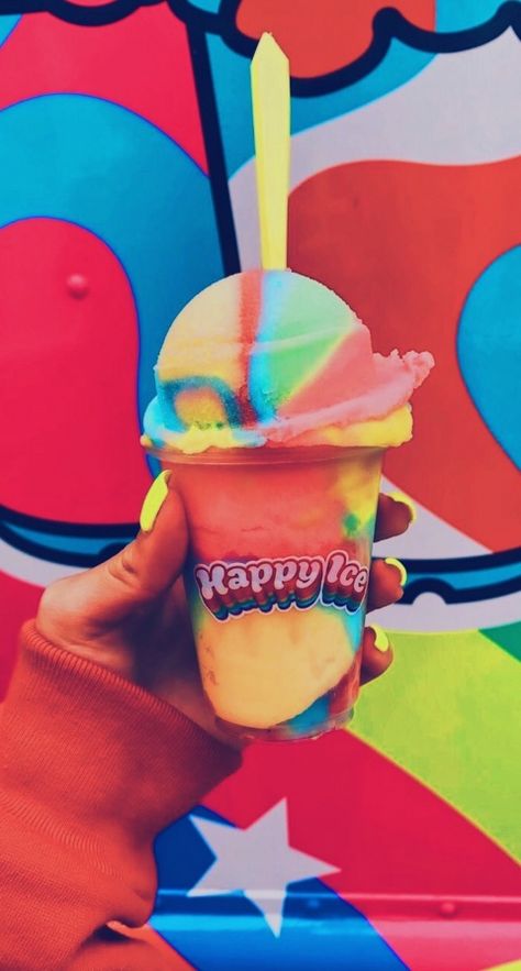 Use code KYLIEDUNCAN20 for 20% off of your entire purchase on puravidabracelets.com 💕💙 | lifegoalz Ice Cream Aesthetic, Happy Ice, Ice Cream Place, Smoothie King, Dole Whip, Cream Aesthetic, Candy Desserts, Rainbow Nails, Ice Cream Flavors