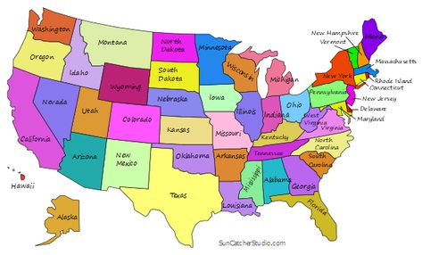 Printable US Maps with States (Outlines of America – United States) – Patterns, Monograms, Stencils, & DIY Projects Usa Map Printable, Us Map Printable, Us State Map, States And Capitals, Map Printable, Picture Banner, North America Map, India Map, America Map