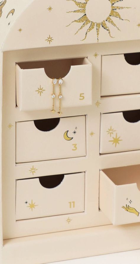 12 Day Advent Calendar | Gold Jewelry | Astrid & Miyu 12 Day Advent Calendar, Calendars 2024, Jewellery Advent Calendar, Advent Calendar Boxes, Iconic Jewelry, Conch Jewelry, Gold Sign, Advent Calendars, Pearl Collection