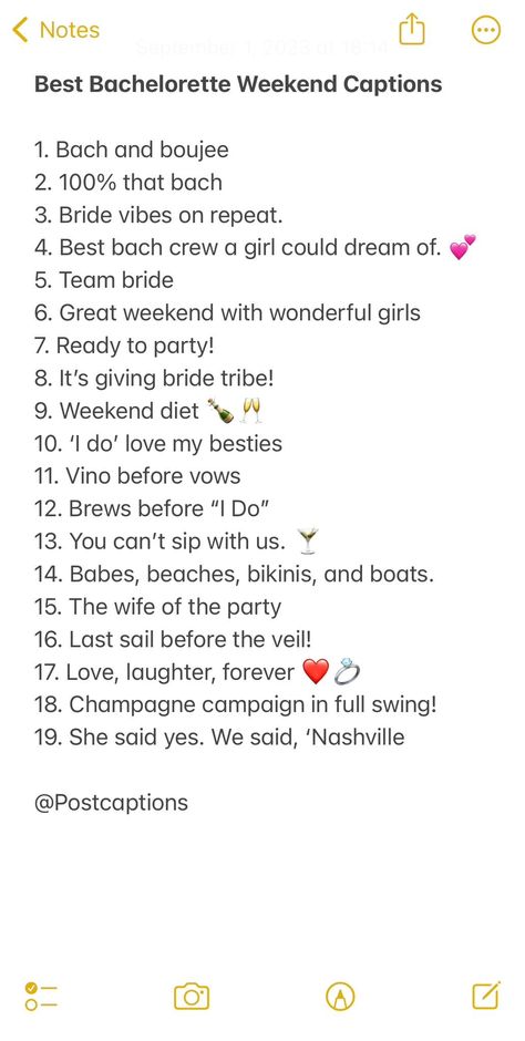 We have compiled a list of the most clever and hilarious Instagram captions perfect for any bachelorette party celebration! Bachelorette weekend captions| Bachelorette party captions for Ig| Bachelorette quotes for Instagram Bride Tribe Quotes, Bach Party Quotes, Hen Party Instagram Captions, Bachelorette Ig Captions, Bachelorette Sayings Quotes, Bachelorette Party Games Funny Hilarious, Bachelorette Party Instagram Captions, Maid Of Honor Captions Instagram, Bestie Wedding Caption