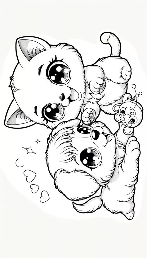 cute cat coloring pages. #cat #kittens #diy #pet #coloring #coloringpages Baby Animal Coloring Pages, Coloring Pages Cat, Cat Colouring, Kittens Coloring, Easter Bunny Colouring, Family Coloring Pages, Printable Colouring, Farm Animal Coloring Pages, Cat Coloring