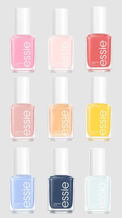 #essiemakeup #nailpolish #nails #nailsinspo #essie Nail Polish Pastel, Cute Nail Polish, Pastel Nail Polish, Pastel Nail, Nail Polish Gel, Polish Colors, Essie Nail Polish, Essie Nail, Every Color