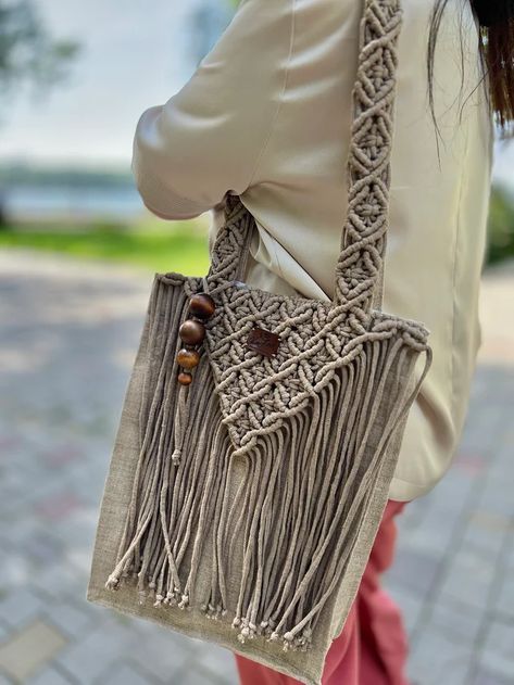 VUZOLOVExclusiveBag - Etsy Ukraine Environmentally Friendly Gifts, Braided Pattern, Rope Diy, Lace Bag, Work Tote Bag, Work Tote, Diy Purse, Eco Bag, Boho Stil