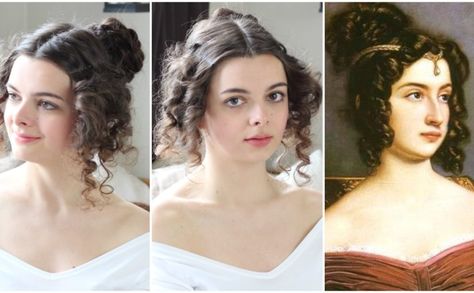 19th century hair & makeup tutorial 19th Century Makeup, 19th Century Hairstyles, 19th Century Hair, Fresh Hairstyles, Retro Updo, Historical Hairstyles, Street Vibes, Vintage Hairstyles Tutorial, Effortless Waves