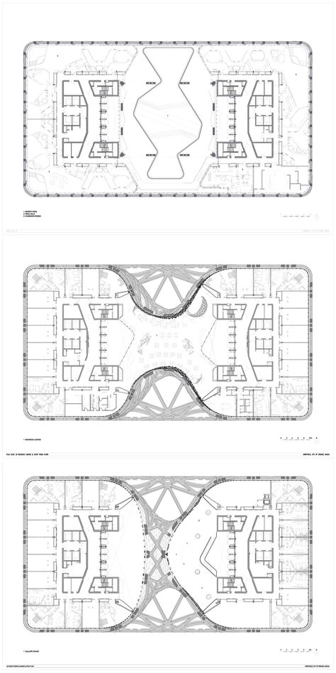 Zaha Hadid Floor Plan, Hotel Plan Architecture Projects, Zaha Hadid Plan, Zaha Hadid Projects, Hotel Elevation, Hotel Plans, Zaha Hadid Architecture, Floating Architecture, Hotel Floor Plan