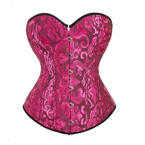 Transform your silhouette with one of our amazing corsets! The overbust design is both sexy and timeless, and features a beautiful floral print. Our corsets are a favorite of drag queens! Materials: Polyester, spandex Bone material: Plastic Closure: Straps and hooks IMPORTANT: Please, measure yourself and check the size chart before placing your order. Select the size according to your natural waistline measurement. If you're in between 2 sizes, please, select the smaller one. If your bust doesn't fit in that size, you should opt for an underbust corset. The size chart is accurate. If you need help to pick the right size, please, provide your measurements at info@thedragqueencloset.com and we will advise you. Plus Size Corset Tops, Gold Corset, Long Flowing Skirts, Purple Corset, Corset Training, Green Corset, Outfit Retro, Victoria Fashion, Barbie Costume