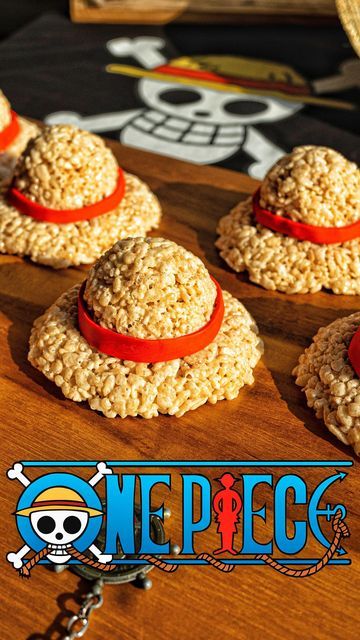 One Piece Anime Party Food, One Piece Snack Ideas, One Piece Themed Food, One Piece Food Ideas, One Piece Themed Birthday Party, One Piece Party Ideas, One Piece Party Theme, Pirate Food Ideas, One Piece Birthday Theme Party Ideas