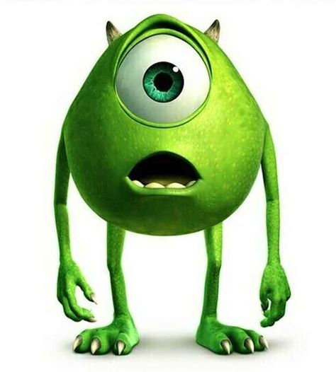 Iconic Muppet performer Frank Oz, came up with the name Mike Wazowski. Sixteen facts you probably didn't know about Monsters Inc Monsters Inc Characters, Disney Monsters Inc, Bookworm Problems, Disney Clipart, Images Disney, Pixar Characters, Mike Wazowski, Green Monster, Monster University