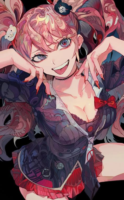 Enoshima Junko, Danganronpa Junko, New Danganronpa V3, Yandere Girl, Danganronpa Game, Danganronpa 1, Fan Anime, Trigger Happy Havoc, Danganronpa 3