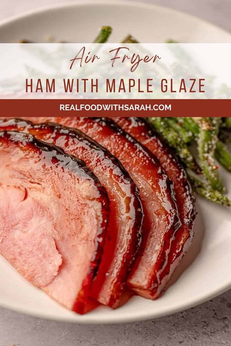 Cooking Spiral Ham, Air Fryer Ham, Easy Ham Glaze, Maple Bourbon Glaze, Ham In The Oven, Creamy Mustard Sauce, Ham Dinner, Honey Glazed Ham, Bourbon Glaze