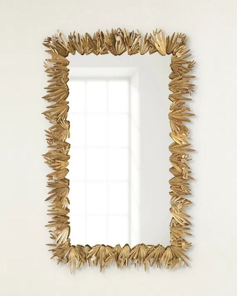 HGC6V John-Richard Collection Herba Brass Mirror John Richard Collection, Brass Mirror, John Richard, Top Designers, Neiman Marcus, Living Spaces, Tops Designs, Brass, Mirror