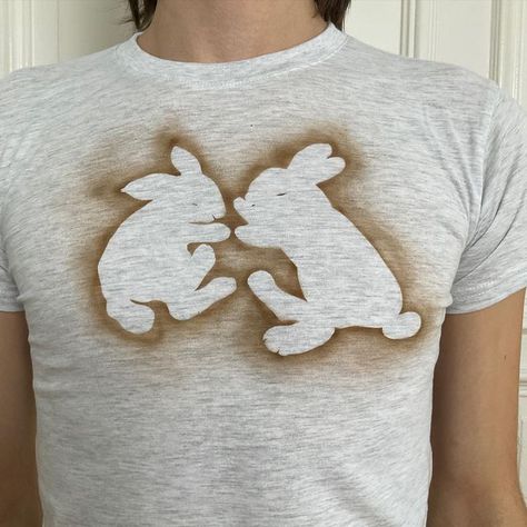 j’adorable on Instagram: "T-shirt drop 😴 sleepyhead tees in special bunny edition, organic cotton, bigger sizes and more" Y Shirt Outfit, Stencil Clothes, Airbrush Tee, Diy Graphic Tee, Diy Tshirt, Bunny Shirt, November 3, Custom Shirt, Design Reference