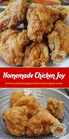 Jollibee Chicken Joy, Jollibee Chicken, Filipino Ulam, Pilipino Recipe, Chicken Joy, Oven Chicken Wings, Menu Recipe, Filipino Food Dessert, Filipino Foods