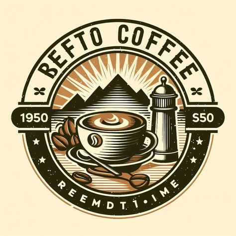 I will design retro vintage coffee logo with express delivery Vintage Coffee Logo, Express Logo, Coffee Shop Logo, Coffee Logo, Vintage Coffee, Vintage Logo, Logo Design Services, Coffee Cup, Coffee Shop