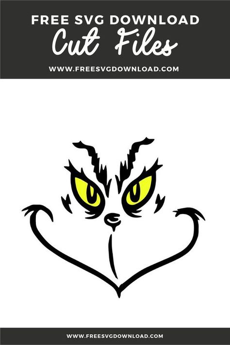 Natal, Molde, Grinch Svg Free, Grinch Cricut, Christmas Svg Files Free, Grinch Crafts, Grinch Face Svg, Le Grinch, Cricut Christmas Ideas