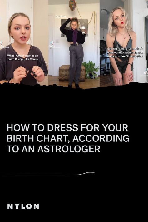 For astrologer Taryn Bond, the key to zodiac fashion is found in our rising and Venus signs. Venus Signs, Zodiac Fashion, Rising Sign, Venus Fashion, Birth Chart, Feel Better, Astrology, Key, Signs