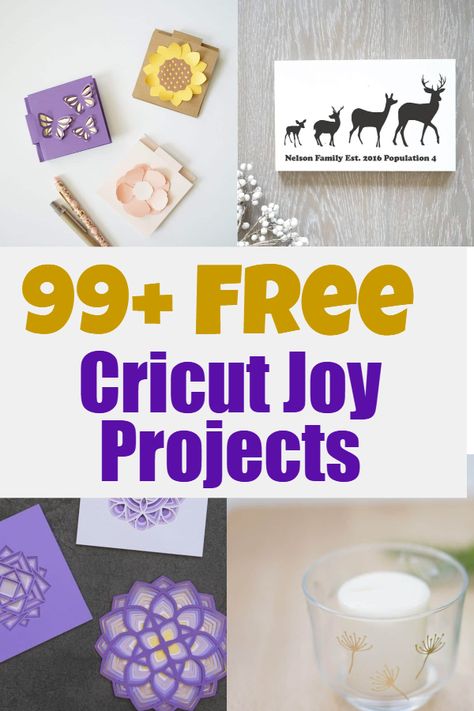 99 Free Cricut Joy Projects with Templates Cricut Joy Tutorials, Free Svg Files For Cricut Joy, Cricut Joy Hacks, Free Images For Cricut, Cricut Joy Projects, Circut Joy, Cricket Joy Projects Craft Ideas, Cricket Joy, Circuit Joy