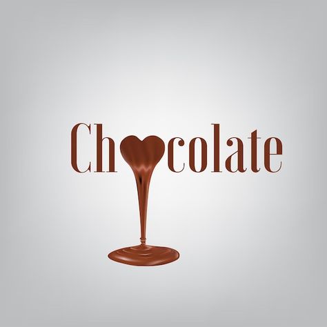 Chocolate Logo Ideas, Chocolate Business Name Ideas, Chocolate Shop Logo, Chocolate Logo Design Ideas, Chocolate Logo Design, Chocolate Vector, Chocolate Names, Logo Design Coffee, Candy Logo