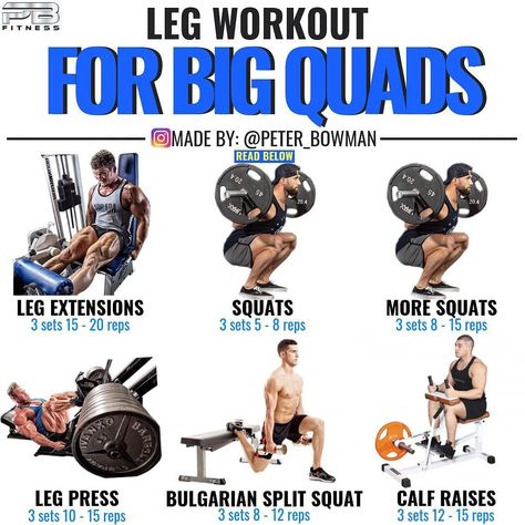 Gym Notes, Big Quads, Leg Workout Gym, Bigger Legs Workout, Quads Workout, Leg Workouts For Men, Bigger Legs, Quad Muscles, Leg Workouts Gym