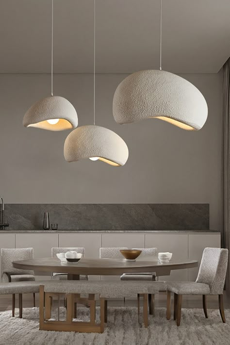 Umi Pendant Light | Valyou Furniture Japandi Pendant Light, Japandi Pendant, Scandinavian Light Fixtures, Rattan Lights, Rattan Lamps, Bath Lights, Wabi Sabi Lamp, Rattan Pendant Lights, Scandinavian Light