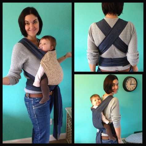 I made my own mei tai baby carrier using a tutorial from www.mybeaubaby.blogspot.com Baby Wearing Diy, Mei Tai Baby Carrier, Diy Baby Carrier, Kangaroo Baby, Mei Tai, Baby Carrying, Baby Sling, Baby Sewing Projects, Baby Prep