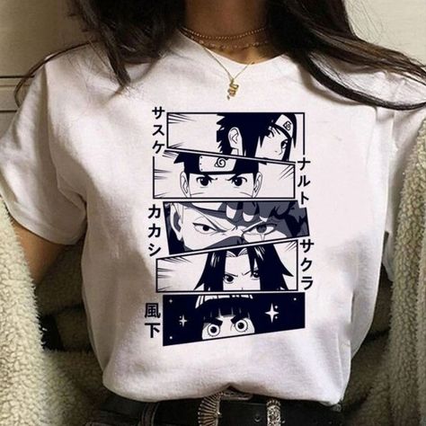 Anime tshirt naruto's eyes Summer Wear Men, Hero Anime, Naruto Shirts, One Piece Luffy, Funny Graphic Tees, Unisex Tshirt, T Shirt Women, Hunter X Hunter, Japanese Anime