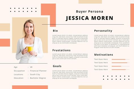 Buyer Persona Template, Persona Marketing, Persona Template, Personas Design, Manager Tips, Buyer Persona, Job Website, Community Manager, Data Visualization