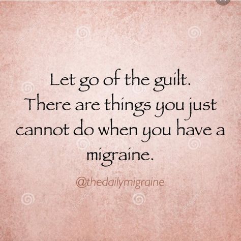 Thedailymigraine on Instagram: “#migraine #guilt #selfcompassion” Hemiplegic Migraines, Migraine Quotes, Migraine Humor, Migraine Diet, Migraine Help, Migraine Headache, Migraine Pain, Headache Prevention, Bad People