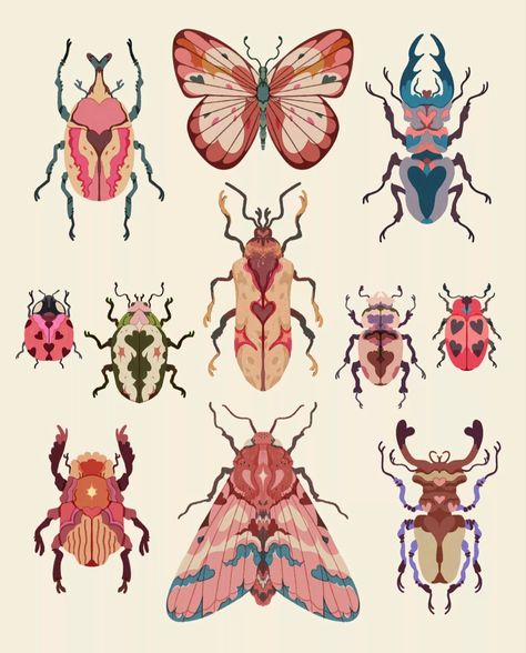 Posca Art, Bug Art, Beautiful Bugs, Insect Art, Best Tattoo Designs, Online Group, Arte Animal, Best Tattoo, Love Bugs