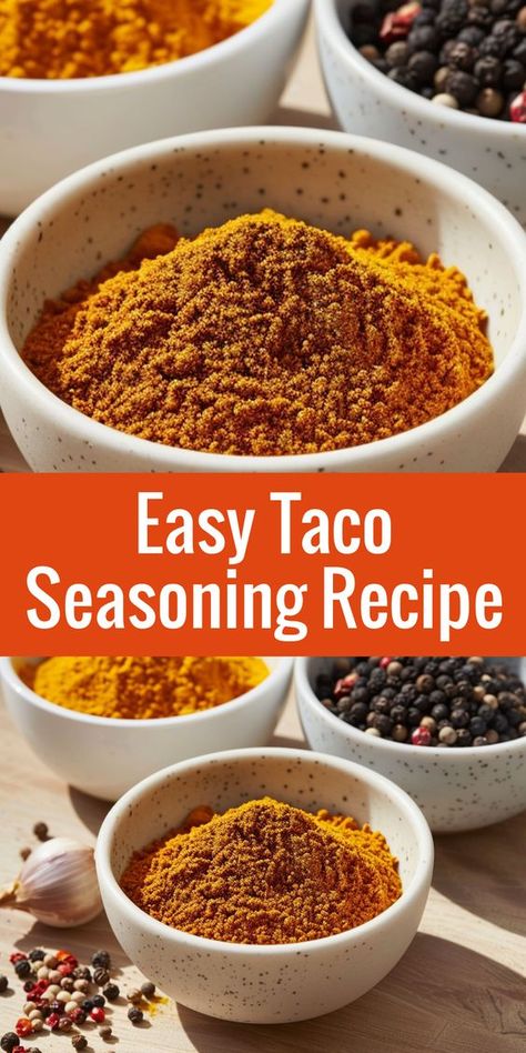 Learn how to make an easy taco seasoning mix at home with this quick and delicious recipe. Perfect for any taco night! How To Make Your Own Taco Seasoning, What To Make With Taco Seasoning, How To Make Taco Seasoning Easy, At Home Taco Seasoning, Healthy Taco Seasoning Recipe, Taco Spice Recipe, Home Made Taco Seasoning Easy, How To Make Taco Seasoning, Best Taco Seasoning Recipe