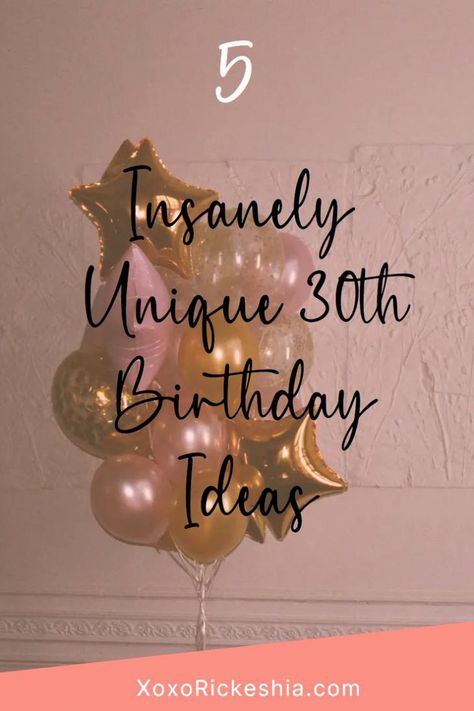 Embrace the big 3-0 in style! Say a grand farewell to your 20s and dive into the next exciting chapter with these 5 unique 30th birthday celebration ideas. These aren't your average party plans - they're designed to kickstart your 30s with a bang! Whether you're looking for a quiet gathering or a solo adventure. Keep Reading For These Insanely Unique Ideas. Creative 30th Birthday Ideas, 30th Bday Outfit Ideas, Intimate 30th Birthday Ideas, 30 Year Birthday Party Ideas For Her, 30th Birthday Must Haves, Party Themes For 30th Birthday, Ideas For A 30th Birthday For Women, Ideas 30th Birthday For Women, 30th Birthday Plans