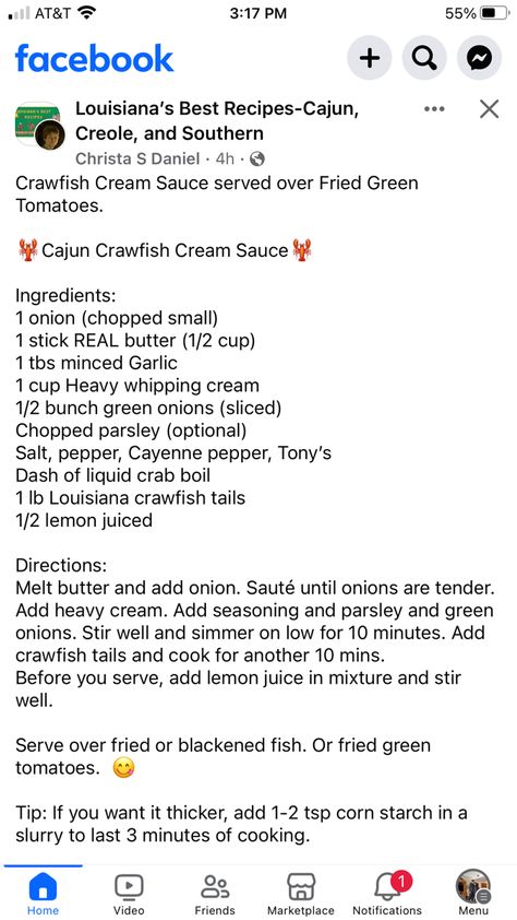 Cajun Crawfish Cream Sauce, Crawfish Sauce For Fish, Creamy Crawfish Sauce, Cajun Cream Sauce For Fish, Crawfish Cream Sauce Recipe, Crawfish Sauce, Shrimp Cream Sauce, Crawfish Dishes, Cajun Cream Sauce