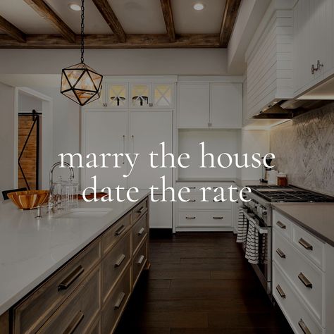 Have you heard this phrase before? Marrying the house means that you should focus more on finding the right property rather than trying to time your purchase to get the lowest interest rate. You are not committed to your mortgage loan interest rate for life—as long as you can refinance it down the road. Don’t lose out on time building your equity waiting for a rate. If you’re ready to buy today, let’s chat!   #realestate #joeprather #joepratherrealtor #whosnextrealestate #realestateagent Real Estate Vision Board, Real Estate Marketing Quotes, Real Estate Slogans, Real Estate Marketing Plan, Real Estate Marketing Strategy, Mortgage Marketing, Real Estate Fun, Mortgage Advice, Real Estate Marketing Design