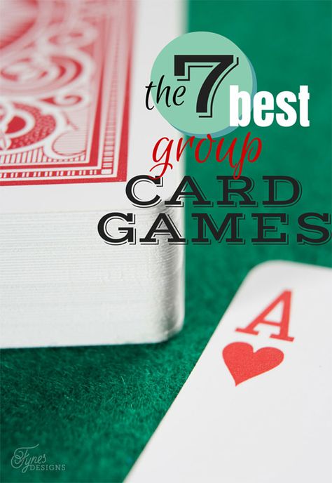 Fun card games for a crowd. These card games are perfect for a group or party Group Card Games, Thanksgiving Games For Adults, Golf Card Game, Geek House, Games For Families, Casino Party Games, Family Card Games, Fun Card Games, Family Fun Games