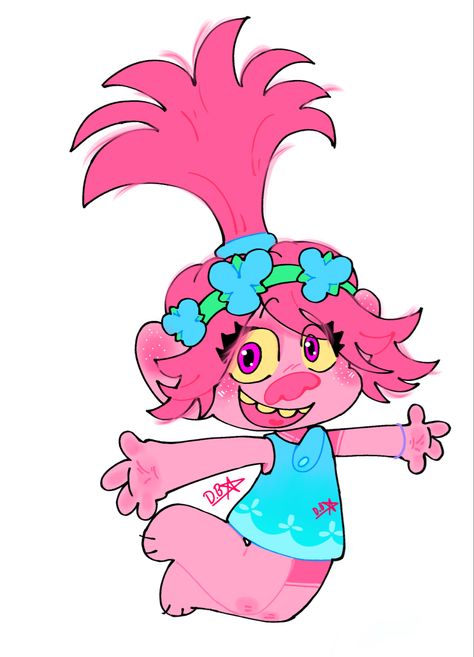 Trolls Fanart Poppy Fanart Trolls, Trolls Poppy Fanart, Poppy Trolls Fanart, Trolls 3 Fanart, Trolls Drawing, Poppy Fanart, Trolls Fanart, Queen Poppy, Poppy Trolls