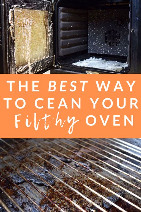 The BEST Way To Clean An Oven (It's SO Easy!) - Expert Home Tips Organisation, Natural Oven Cleaning, Oven Cleaning Hacks, Homemade Oven Cleaner, Self Cleaning Ovens, Easy Cleaning Hacks, Homemade Cleaning Solutions, Oven Cleaner, Diy Cleaning Hacks