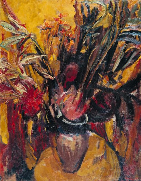 David Bomberg ‘Flowers’, 1943 © Tate David Bomberg, Arthur Dove, Helen Frankenthaler, Canvas Art Projects, Robert Rauschenberg, Ju Jitsu, Edward Hopper, Textured Canvas Art, David Hockney