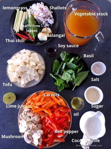 Asian Coconut Soup, Vegan Tom Kha Gai Soup, Tom Kha Ramen, Thom Ka Gai Soup Vegan, Tom Kha Gai Soup Thai Style, Vegetarian Tom Yum Soup, Thai Soup Vegan, Vegetarian Tom Kha Soup, Tom Kha Soup Vegetarian