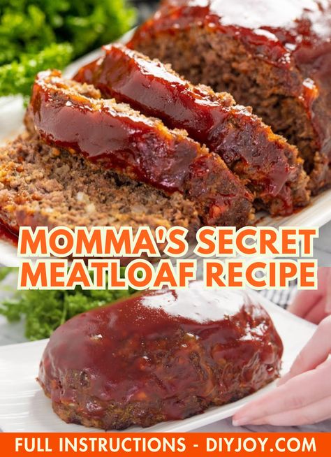 5 Star Meatloaf Recipes, Meatloaf Recipe Easy, Meatloaf Recipes Easy, Amish Meatloaf, Mom's Meatloaf Recipe, Best Meatloaf Recipes, Hamburger Dinner, Meat Platters, Beef Meatloaf Recipes