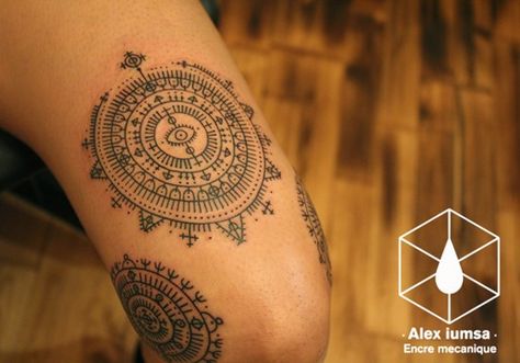 Mandala tattoo designs fall into the category of spiritual tattoos as they have deeper spiritual meaning, which make them very different from the rest - Part 5 Croatian Tattoo, Mandala Tattoo Meaning, Spilled Ink, Gorgeous Tattoos, Spiritual Tattoos, Mandala Tattoo Design, Leg Tattoo, Tattoo Designs And Meanings, Great Tattoos