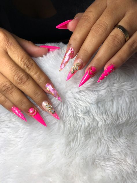 Pink Stilletos Nails, Pink Stilletos, Nails Designer, Nails Design, Nail Designer, Nail Salon, Nail Designs, Nails, Pink