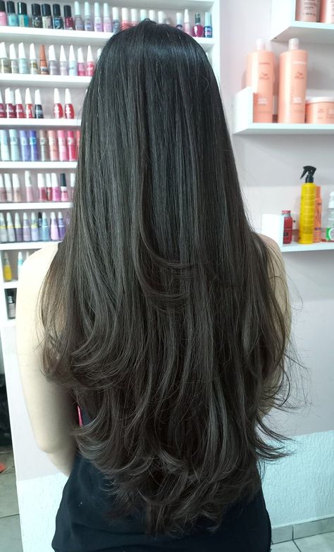 Low-Maintenance Summer Hair: V-Cut with Layers for Long Hair - Effortless Beauty Extra Layers Haircuts, Deep Layer Haircut For Long Hair, U Haircut For Long Hair With Layers, Deep Layers Haircut, Long Hair U Shape Cut, Haircut For Very Long Hair, Deep U Haircut Long Hair, Deep V Haircut Long Hair, Long V Shaped Layered Hair