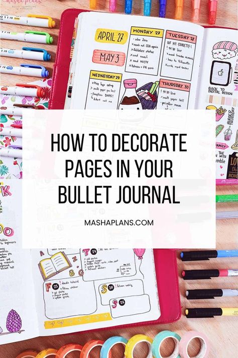 Unleash your creativity and discover the joy of journaling with this pin! 🎨✨ Learn how to decorate your Bullet Journal pages like a pro. Click through for innovative designs and inspiration to make your personal planner as unique as you are! 📔💡 #BulletJournal #JournalInspiration #PlannerDecor" How To Decorate A Journal Page, How To Decorate A Journal, Decorating Journal Pages, Journal Decoration Ideas, Decorate A Journal, Decorate Journal, Bujo Printables, Bullet Journal Decoration, Bullet Journal Titles