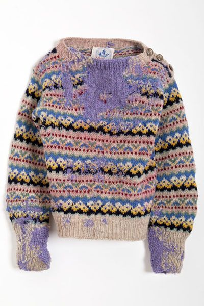 Darned Sweaters by Celia Pyms Ropa Upcycling, Mending Clothes, Norwegian Sweater, Make Do And Mend, Visible Mending, Knitting Inspiration, Fair Isle, Hand Knitting, Knit Crochet