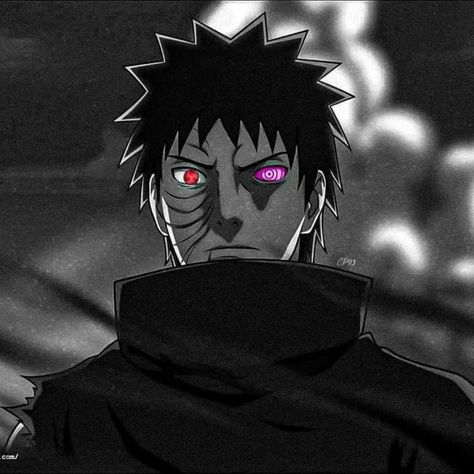 Obito Uchiha Dp, Obito Manga Pfp, Prfp Pics, Obito Pfp, Naruto Painting, Madara Wallpaper, Tobi Obito, Naruto Sketch Drawing, Obito Uchiha