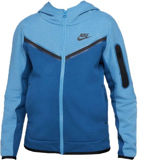 Nike Sportswear Kids Tech Fleece Hoodie in Dutch Blue/Court Blue/Black Blue Nike Tech, Blue Court, Tech Fleece Hoodie, Dutch Blue, Nike Tech, Hot Sneakers, Blue Nike, Jordan Retro, Adidas Yeezy